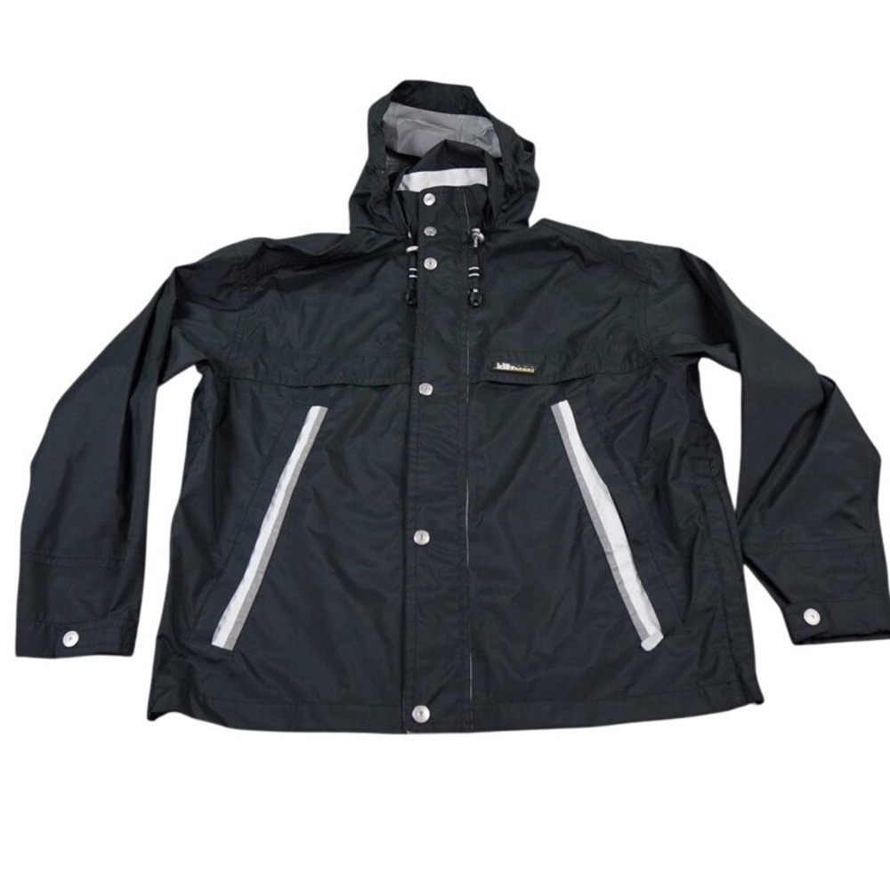 Killy Ski SnowBoard Jacket Mens XL Black Shell AWT Hooded Full Zip Outdoor Coat